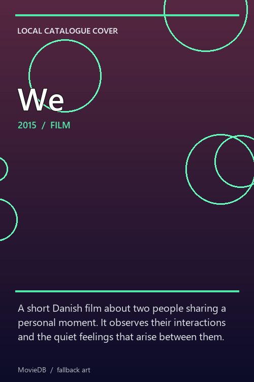 We poster