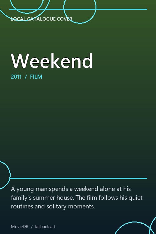 Weekend poster