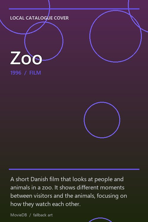 Zoo poster