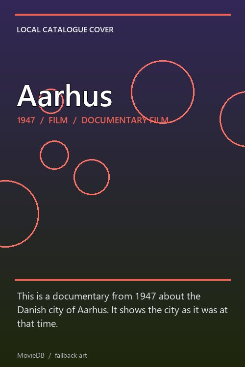 Aarhus poster