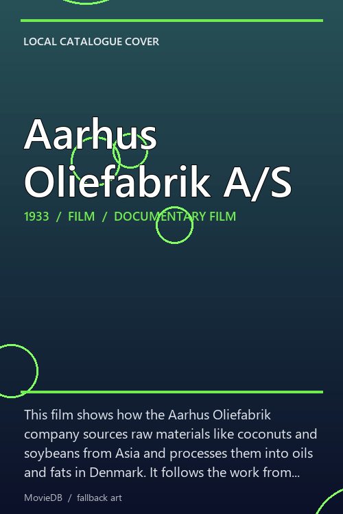 Aarhus Oliefabrik A/S poster