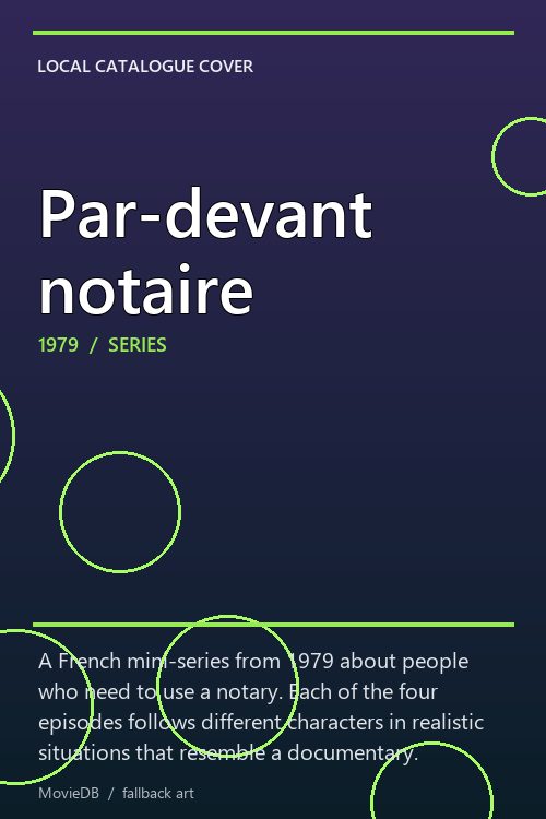 Par-devant notaire poster