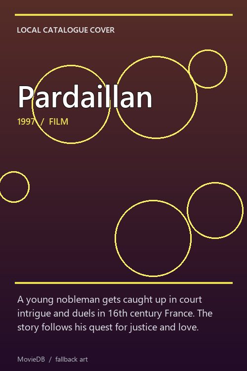 Pardaillan poster