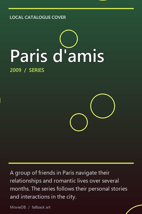 Paris d'amis poster