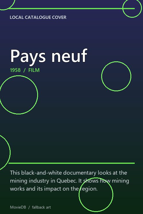 Pays neuf poster