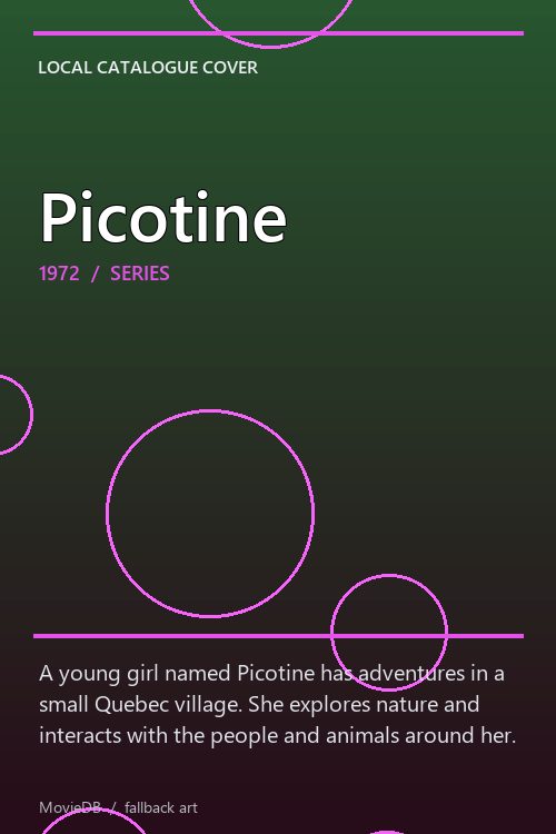 Picotine poster