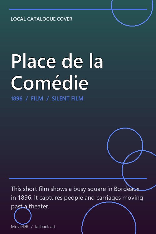 Place de la Comédie poster