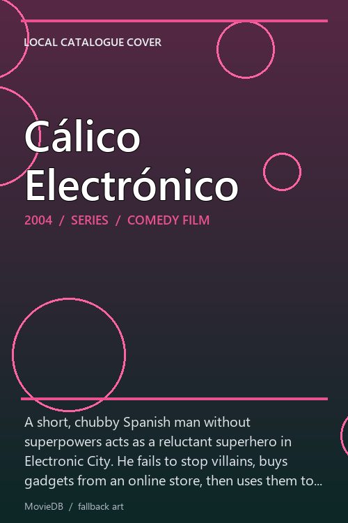 Cálico Electrónico poster