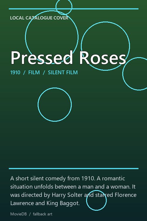 Pressed Roses poster