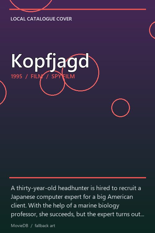 Kopfjagd poster