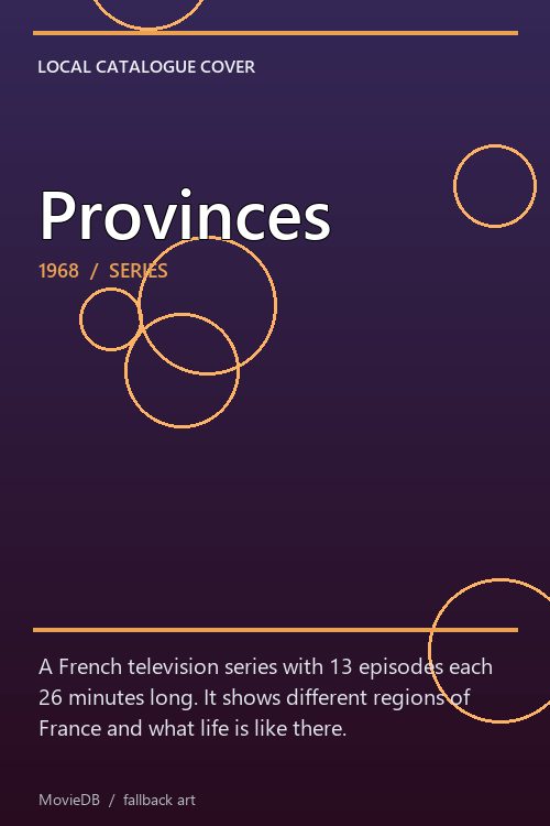 Provinces poster