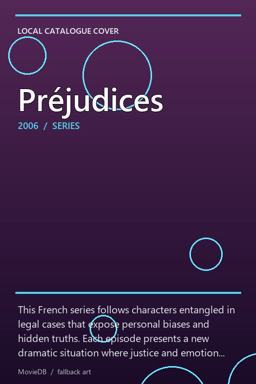 Préjudices poster