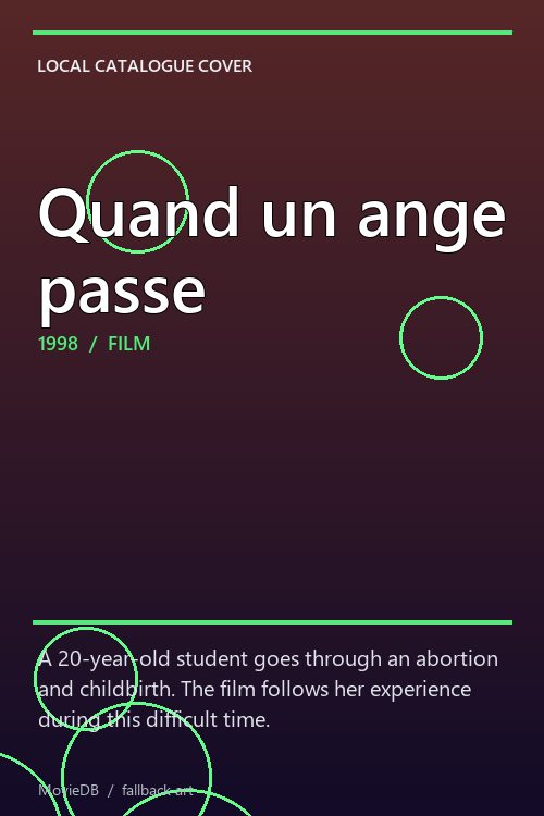 Quand un ange passe poster