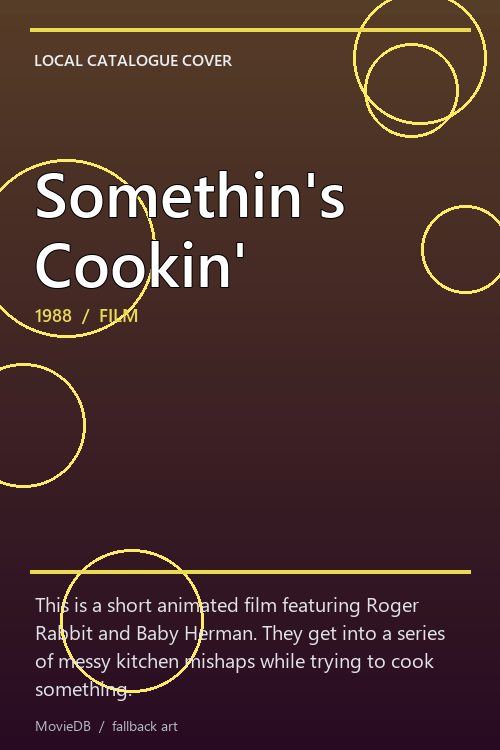 Somethin's Cookin' poster