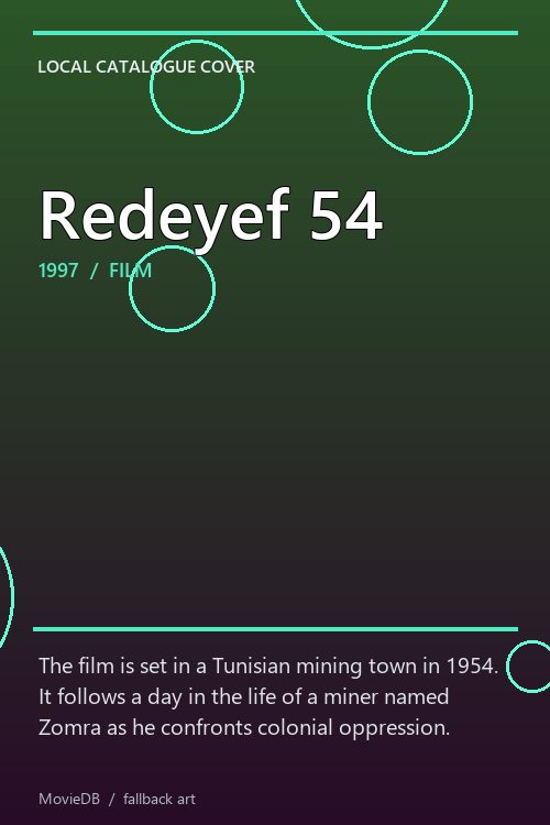Redeyef 54 poster