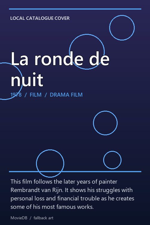 La ronde de nuit poster