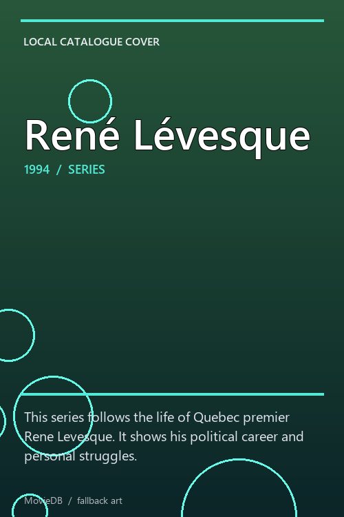 René Lévesque poster