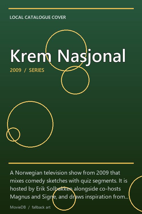 Krem Nasjonal poster