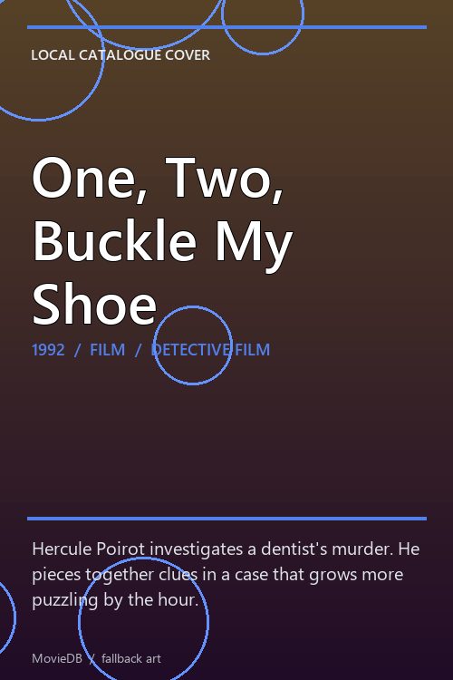 One, Two, Buckle My Shoe poster