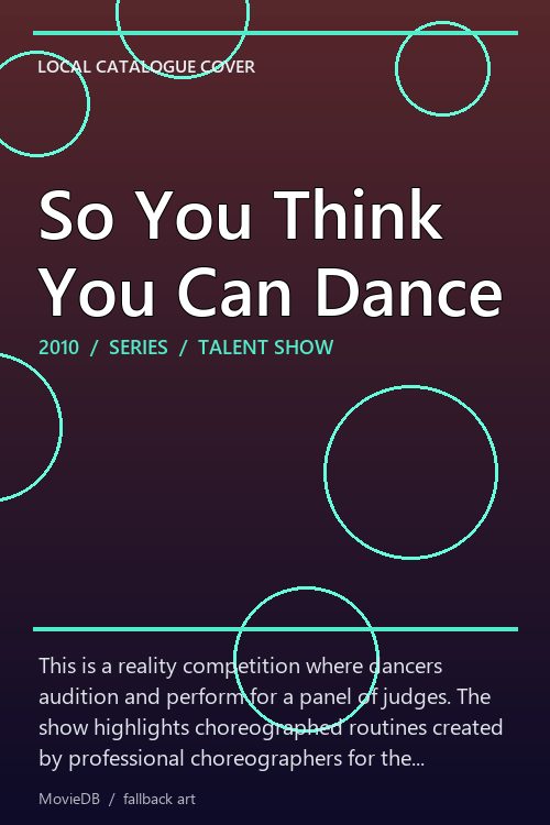 So You Think You Can Dance poster