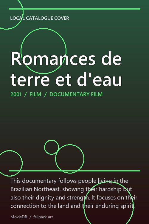 Romances de terre et d'eau poster