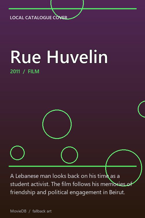 Rue Huvelin poster