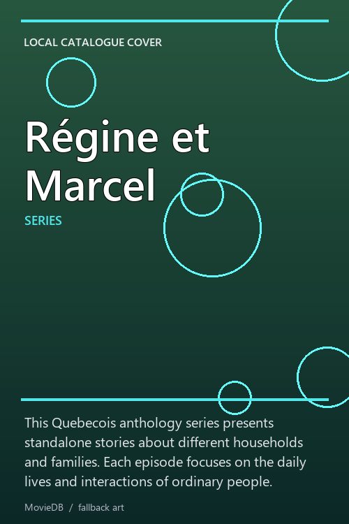 Régine et Marcel poster