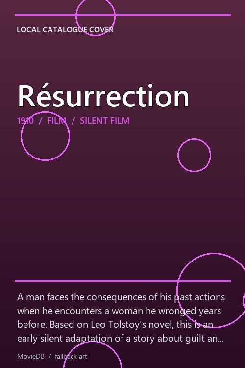 Résurrection poster