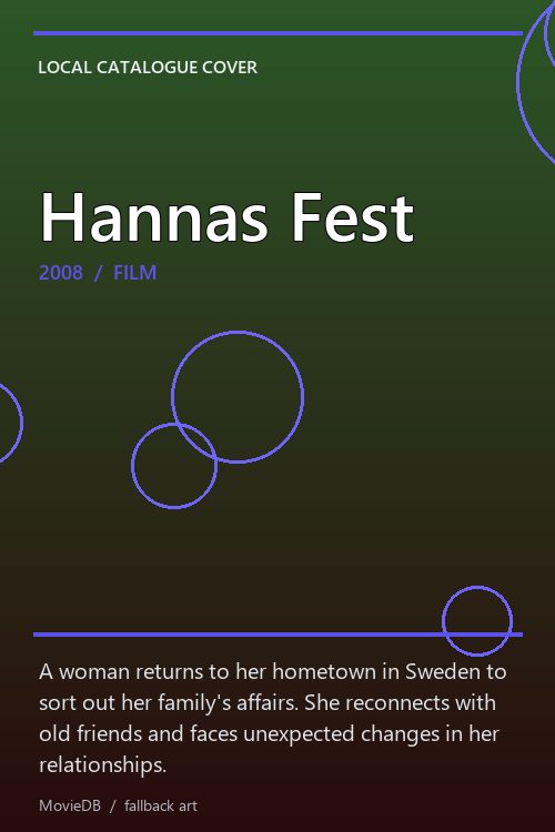 Hannas Fest poster