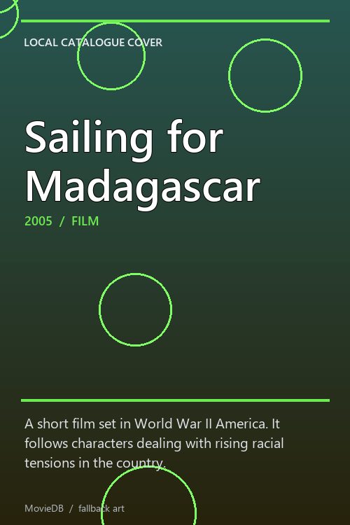 Sailing for Madagascar poster
