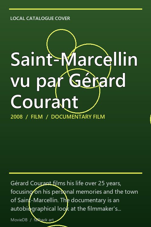 Saint-Marcellin vu par Gérard Courant poster