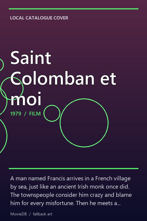Saint Colomban et moi poster