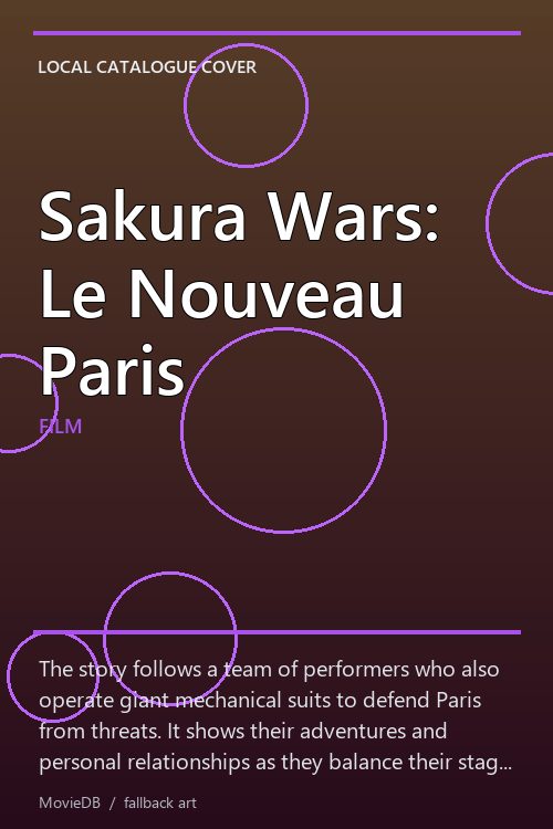 Sakura Wars: Le Nouveau Paris poster