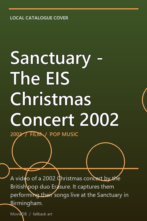 Sanctuary - The EIS Christmas Concert 2002 poster
