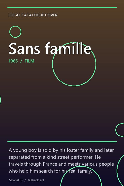 Sans famille poster