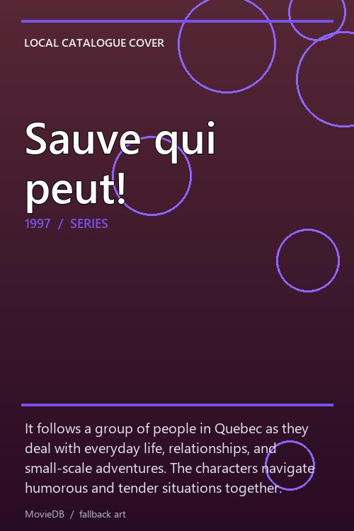 Sauve qui peut! poster