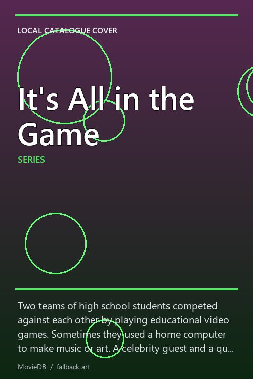 It's All in the Game poster