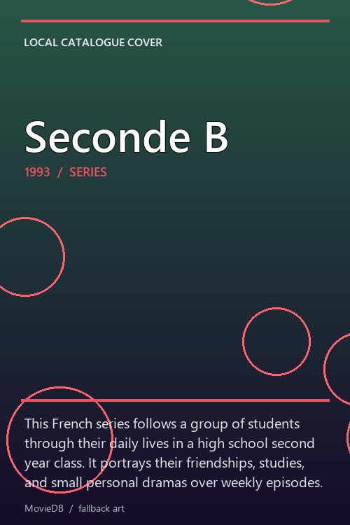 Seconde B poster