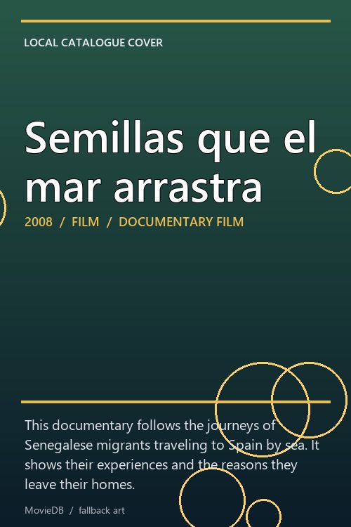 Semillas que el mar arrastra poster