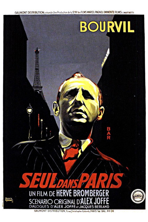 Seul dans Paris poster