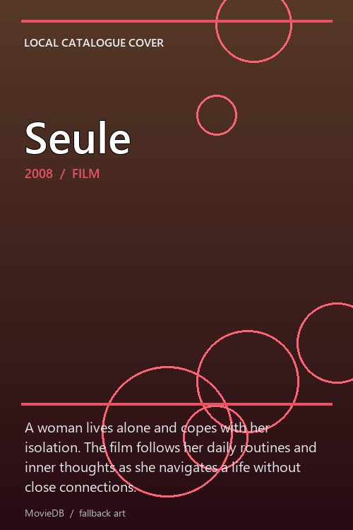 Seule poster