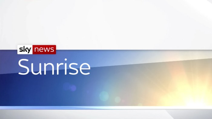 Sky News Sunrise poster