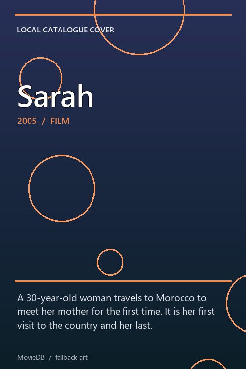 Sarah poster