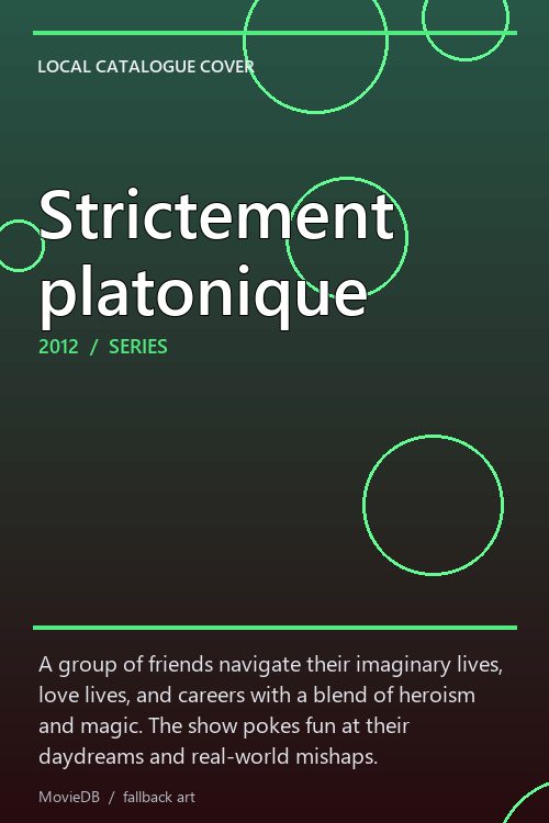 Strictement platonique poster