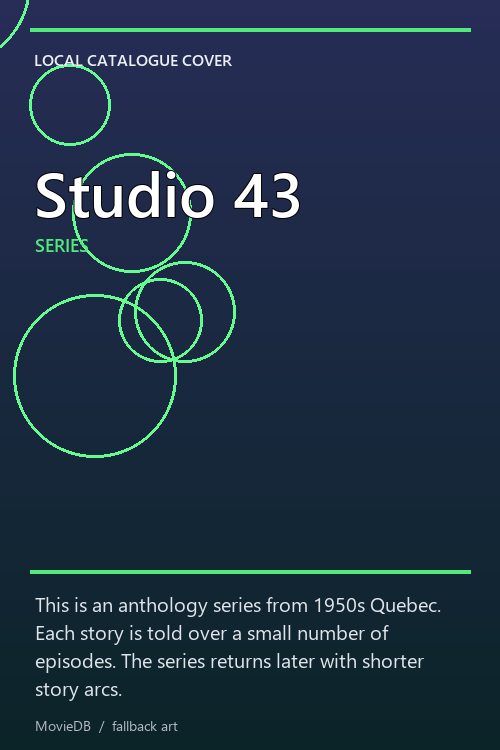 Studio 43 poster