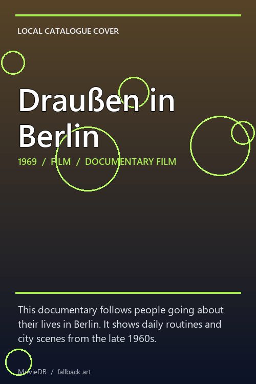 Draußen in Berlin poster