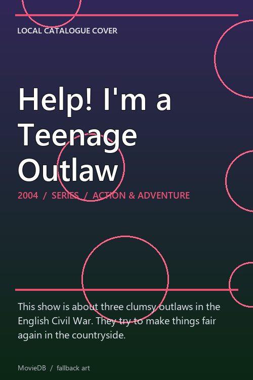 Help! I'm a Teenage Outlaw poster