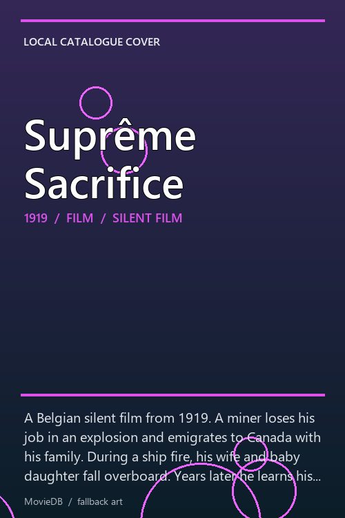 Suprême Sacrifice poster