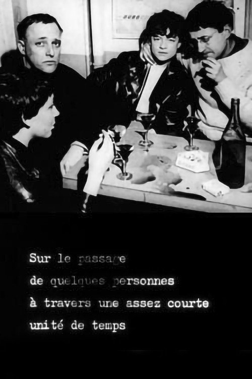 Sur le passage de quelques personnes à travers une assez courte unité de temps poster