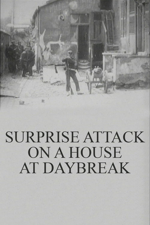 Surprise d'une maison au petit jour poster